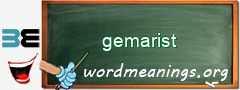 WordMeaning blackboard for gemarist